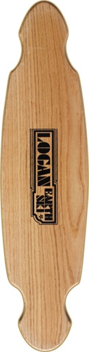 LOGAN BRUCE SLALOM LONGBOARD SKATEBOARD DECK- 7.37x29/15.25wb