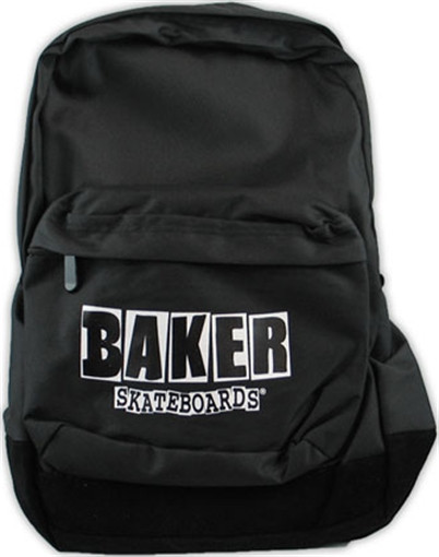 BAKER BRAND LOGO BACKPACK BLACK
