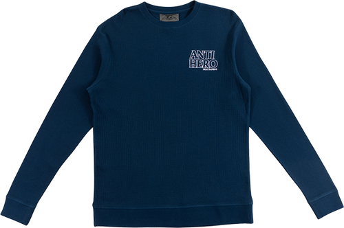 ANTI HERO LIL BLACKHERO OUTLNE CREW/SWT XLARGE NAVY