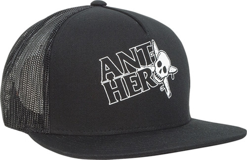 FOURSTAR ANTIHERO THUNBS UP MESH HAT SNAPBACK-BLACK