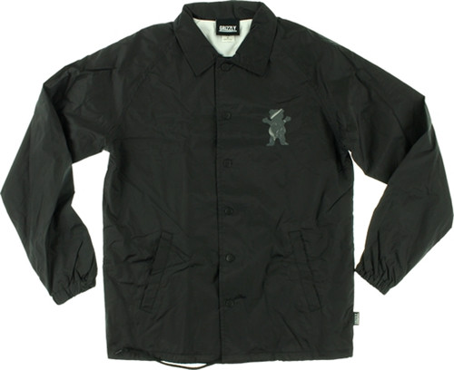 GRIZZLY STREET WARS COACHES JACKET XLARGE BLACK