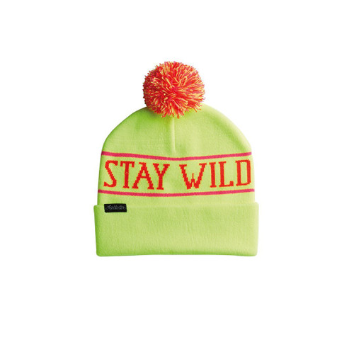 AIRBLASTER Stay Wild Pom Beanie Hot OneSize