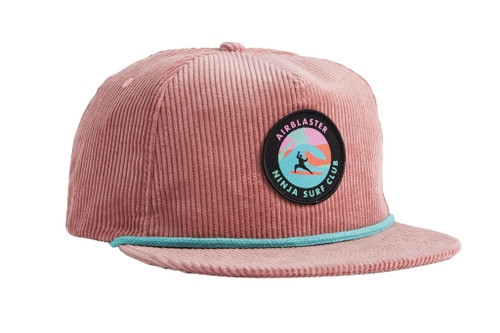 AIRBLASTER Ninja Surf Club Hat Blush Cord Snapback