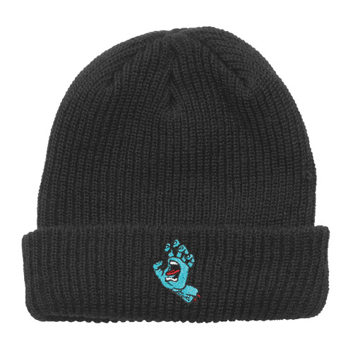 Santa Cruz Screaming Hand LongShoreman Beanie Black OneSize