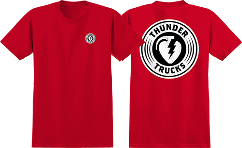 THUNDER CHARGED GRENADE SS TSHIRT SMALL RED/WHT