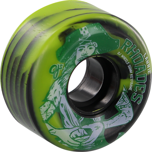 OJ RHOADES KEYFRAME 56mm 87a WHT WHEELS SET