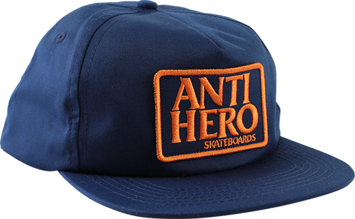 ANTI HERO RESERVE PATCH HAT ADJ-NAVY/GOLD