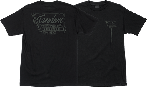 CREATURE VACANCY SS TSHIRT MEDIUM BLACK