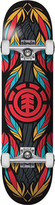 ELEMENT FEATHER FLOW SKATEBOARD COMPLETE-7.7