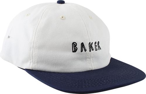 BAKER SLOANE HAT ADJ-WHT/BLUE