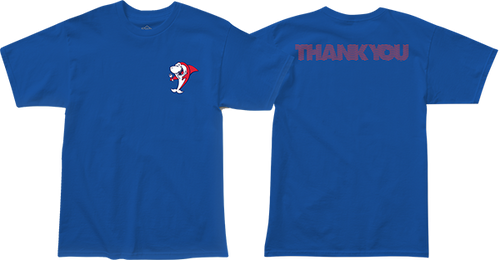 THANK YOU SHARK SNACK SS TSHIRT XLARGE BLUE