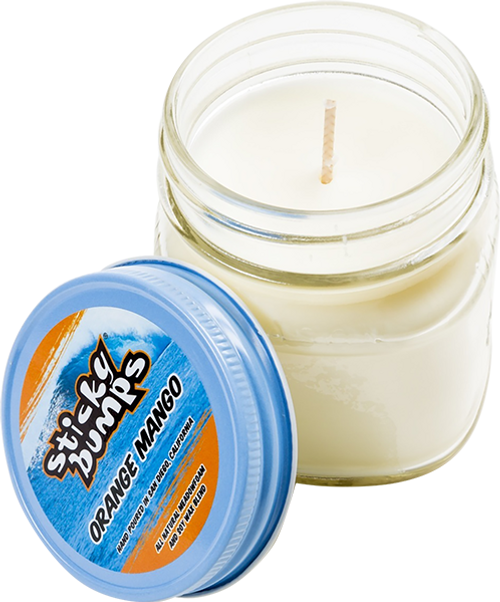 STICKY BUMPS CANDLE 7oz GLASS ORANGE MANGO
