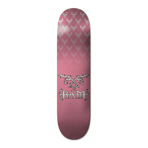 Element Bam Heartagram Skateboard Deck Pink 8.25