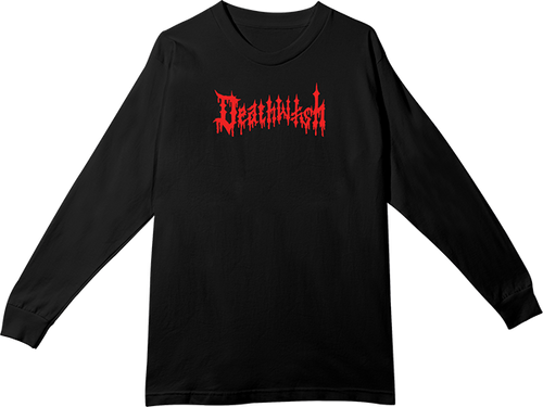 DEATHWISH DEATH WICHZ LONGSLEEVE TSHIRTSMALL BLACK/RED