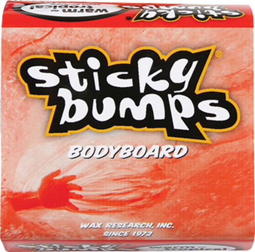 STICKY BUMPS BODYBOARD WAX WARM/TROPICAL SINGLE BAR