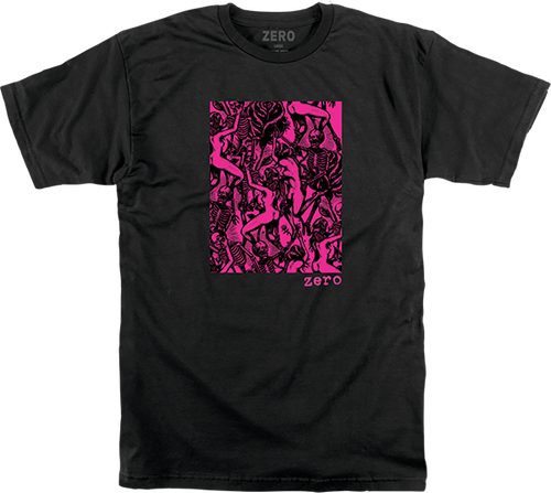 ZERO SKELETON ORGY SS TSHIRT XLARGE BLACK