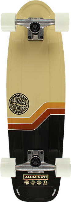 ALUMINATI VAN JERRY SKATEBOARD COMPLETE-8.12x28" BROWN