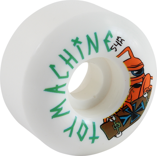 TOY MACHINE SECT SKATER 54mm WHT WHEELS SET