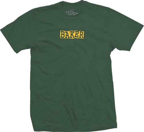BAKER RIBBON SS TSHIRT LARGE  FOREST GREEN