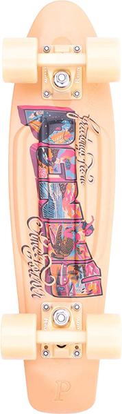 PENNY 22" SKATEBOARD COMPLETE POSTCARD COASTAL PEACH