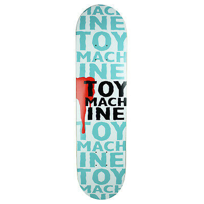 Toy Machine New Blood Skateboard Deck White Blue 7.63