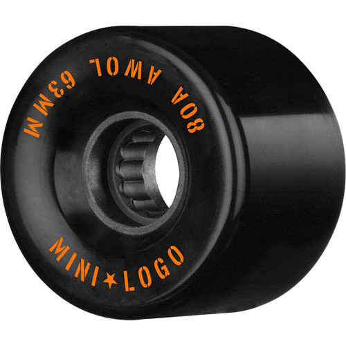 Mini Logo ATF A.W.O.L. Wheels Set Black 63mm/80a