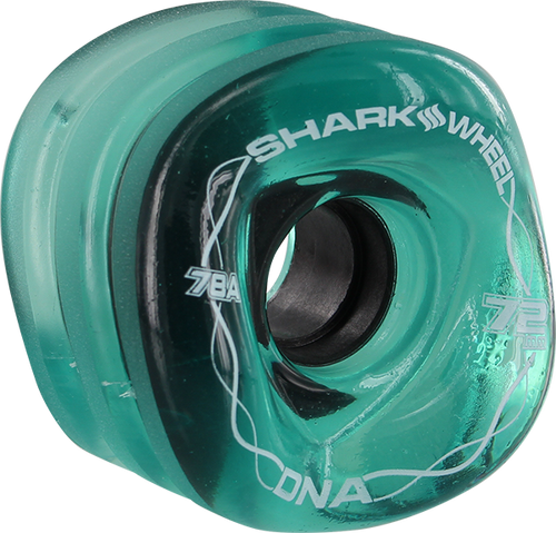 SHARK DNA 72mm 78a TRANS.EMERALD WHEELS SET