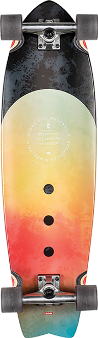 GLOBE CHROMANTIC SKATEBOARD COMPLETE 9.5x33 ULUWATU