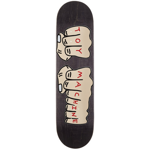 Toy Machine Fists Skate Deck Black 8.5