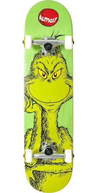 Almost Grinch Skateboard Complete Green 7.25