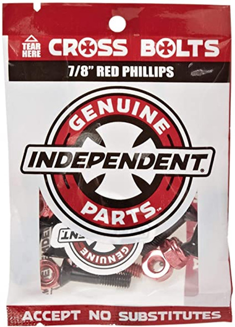Independent Cross Hardware Red Phillips 7/8"
