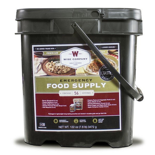 Wise Foods Emergency Food Kit Black 56 Serv