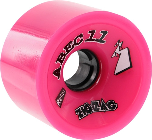 ABEC11 ZIGZAGS 70mm 77a PINK Skateboard Wheels