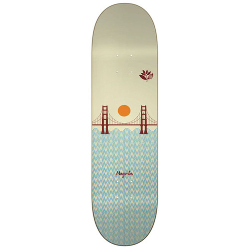 Theories SF Golden Gate Skateboard Deck Tan 8.25x32.2