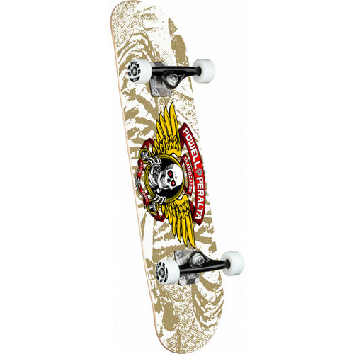 Powell Peralta Winged Ripper Skateboard Complete White 7