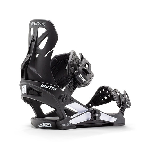 Now Select Pro Snowboard Bindings Black Medium | Boardparadise.com