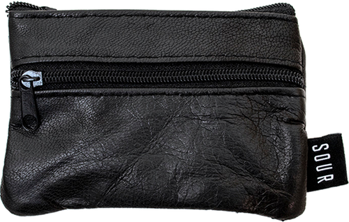 SOUR BARCY LEATHER WALLET BLACK
