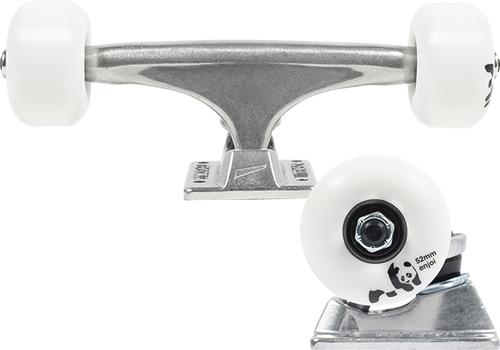 TENSOR x ENJOY ASSEMBLY 5.25 RAW/RAW W/52mm PANDA TRUCKS SET