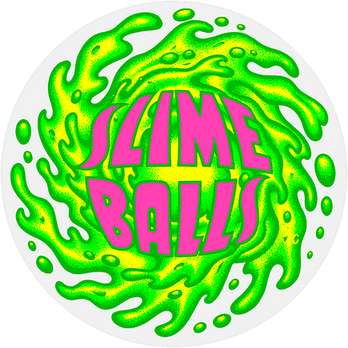 SLIME BALLS SLIME LOGO DECAL 3.5x3.5
