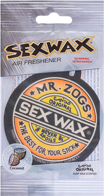 SEXWAX SCENTED AIR FRESHENER COCONUT (4 Pack)