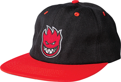 SPITFIRE BIGHEAD FILL HAT ADJ-BLK/RED