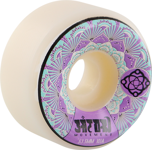 SATORI MANDALA 53.5mm 101a WHT/PUR WHEELS SET