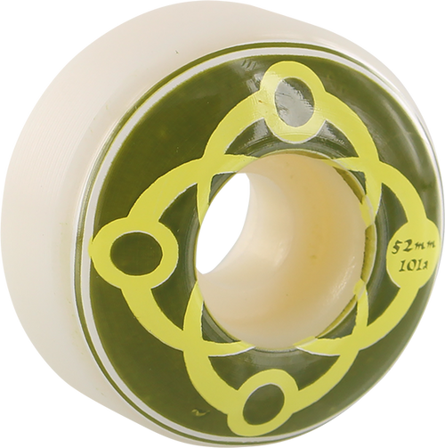 SATORI BIG LINK 52mm 101a WHT/LT.GRN/YEL WHEELS SET