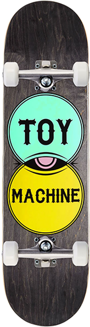 TOY MACHINE VENNDIAGRAM SKATEBOARD COMPLETE 7.75