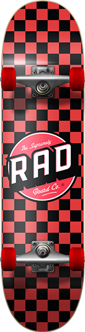 RAD CHECKER COMPLETE-7.75 BLK/RED
