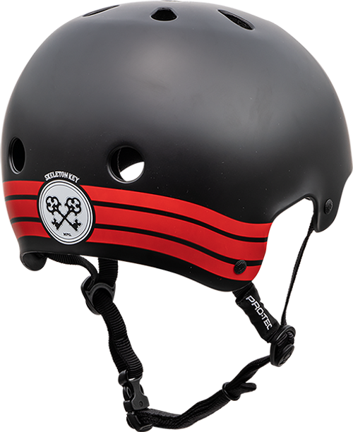 PROTEC CL.OLD SCHOOL SKELETON KEY BLK/RD-XL HELMET