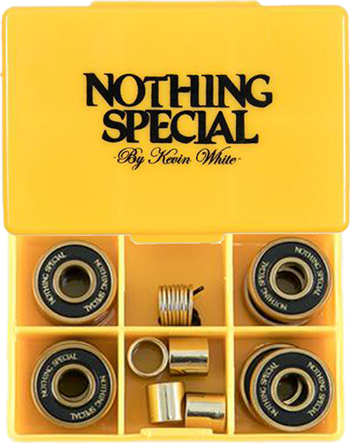 NOTHING SPECIAL K.WHITE ABEC-9 BEARINGS BLK/GOLD