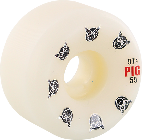 PIG CONICAL MULTI PIG 55mm 97a WHITE WHEELS SET