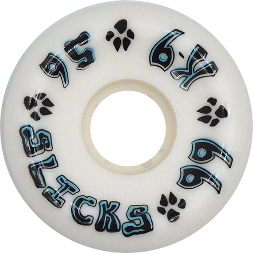 DOGTOWN K-9 SLICKS 56mm 99a WHITE WHEELS SET