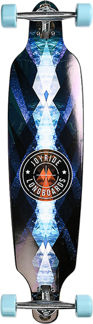 JOYRIDE GLEAM DT SKATEBOARD COMPLETE 39 BLACK/BLU